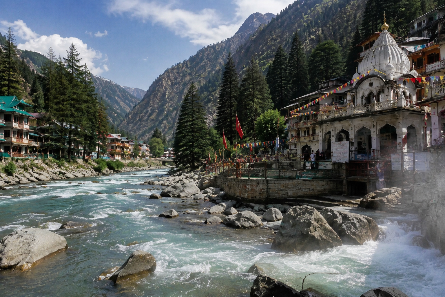 Kullu Kasol Manikaran 5N / 6D Volvo Tour Package - Image 1